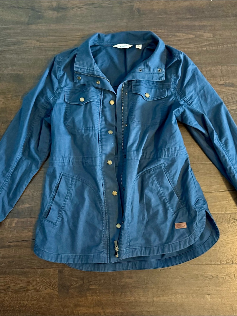 L.L. Bean Women's Blue Utility Jacket